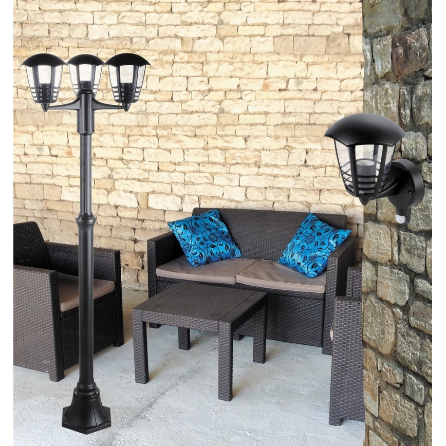 GARDEN - Lauko šviestuvas 3xE27/60W/230V IP44 1,9 m