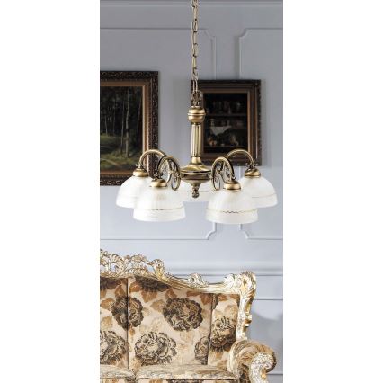 Rabalux 8815 - Sietynas ant grandinės FLOSSI 5xE27/40W/230V