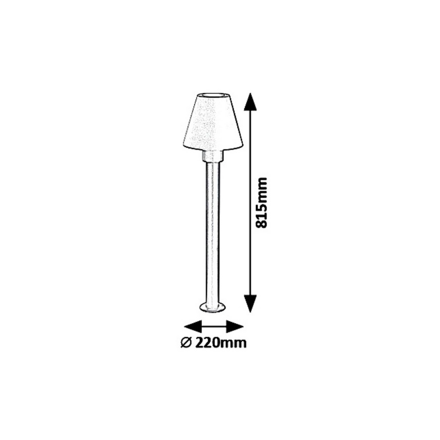 Rabalux 8845 - Lauko šviestuvas FAVARA 1xE27/14W/230V IP44