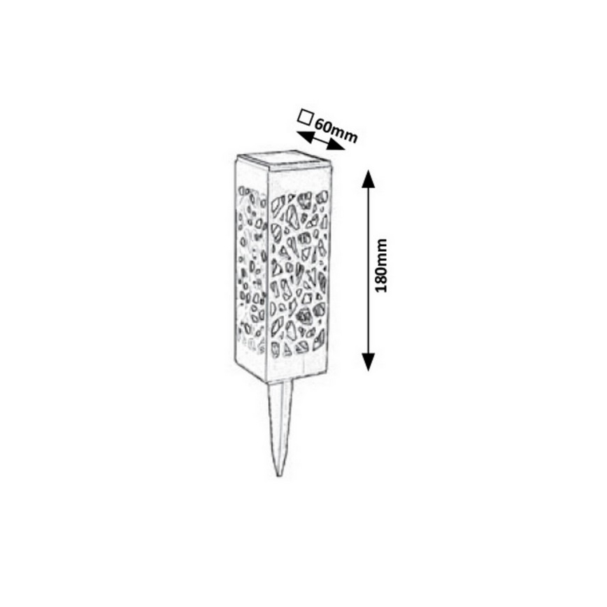 Rabalux - LED Lauko saulės šviestuvas LED/0,16W/1xAA 400 mAh IP24