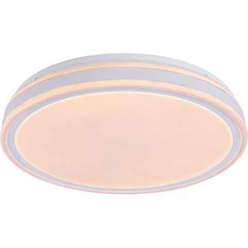 Rabalux - dimeriuojamas LED lubinis šviestuvas LED/23W/230V 3000-6500K skers. 38,5 cm juodas + nuotolinis valdymas