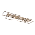 Rabalux - Dimeriuojamas LED lubinis šviestuvas LED/40W/230V 3000-6500K 33x100 cm auksinis + nuotolinio valdymo pultas