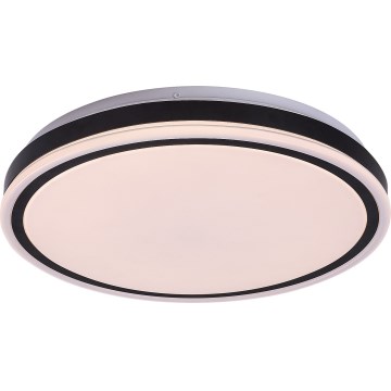 Rabalux - dimeriuojamas LED lubų šviestuvas LED/20W/230V 3000-6500K skersmuo 38,5 cm juodas + nuotolinis valdymas
