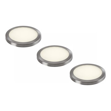 Rabalux - KOMPLEKTAS 3x LED šviesos reguliavimas spintelė apšvietimas 3xLED/1W/230V 4000K
