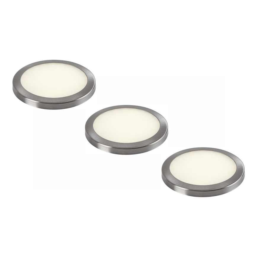 Rabalux - KOMPLEKTAS 3x LED šviesos reguliavimas spintelė apšvietimas 3xLED/1W/230V 4000K