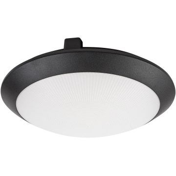 Rabalux - Lauko lubinis šviestuvas 1xE27/9W/230V IP65, skersmuo 30 cm, juoda