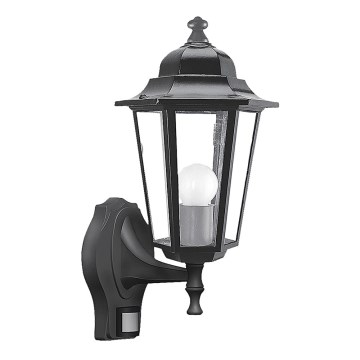 Rabalux - Lauko sieninis šviestuvas su jutikliu 1xE27/60W/230V