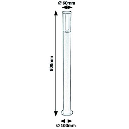 Rabalux - Lauko šviestuvas 1xGU10/7W/230V IP44