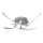 Rabalux - LED Ant pagrindo montuojamas sietynas 4xLED/30W/230V 4000K