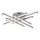 Rabalux - LED Ant pagrindo montuojamas sietynas 6xLED/40W/230V 4000K