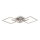 Rabalux - LED Ant pagrindo montuojamas sietynas LED/43W/230V blizgus chromas