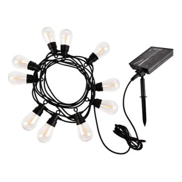 Rabalux - LED grandinė, įkraunama saulės šviesa LED/3,6W/3,7V 6,5 m 1200mAh IP44