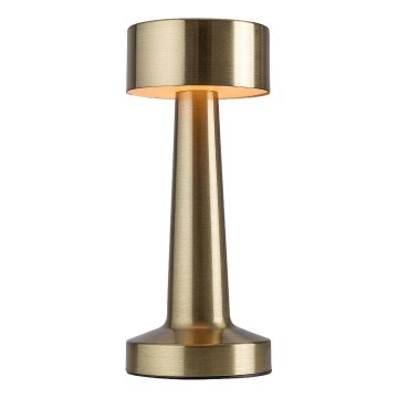 Rabalux - LED Įkraunama jutiklinė stalinė lempa LED/2,7W/5V 1200mAh 3000/4000/6000K auksas