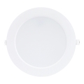 Rabalux - LED įleidžiamas lubinis šviestuvas LED/18W/230V 3000K diametras 22 cm balta