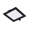 Rabalux - LED įleidžiamas lubinis šviestuvas LED/6W/230V 12x12 cm juoda