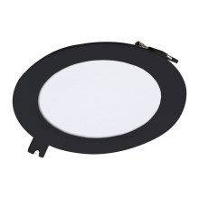 Rabalux - LED įleidžiamas lubinis šviestuvas LED/6W/230V 3000K diametras 12 cm juoda