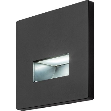 Rabalux - LED laiptų šviestuvas LED/1W/230V 3000/4500/6500K juodas