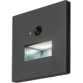 Rabalux - LED laiptų šviestuvas su judesio ir sumrėkimo jutikliu LED/1W/230V 3000/4500/6500K juodas