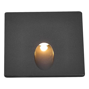 Rabalux - LED Lauko laiptų apšvietimas LED/3W/230V IP54 3000K juoda