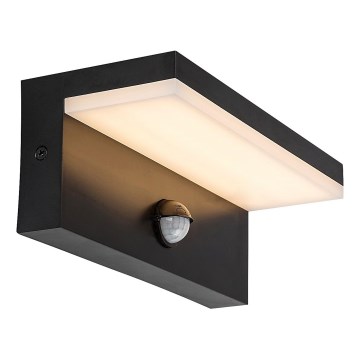 Rabalux - LED Lauko sieninis šviestuvas su jutikliu LED/9W/230V 2700/4000/6500K IP54 juoda