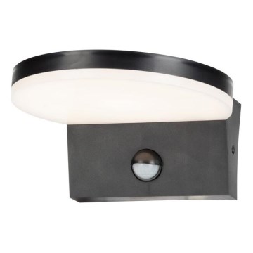 Rabalux - LED Lauko sieninis šviestuvas su jutikliu LED/9W/230V 2700/4000/6500K IP54 juoda