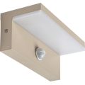 Rabalux - LED lauko sieninis šviestuvas su jutikliu LED/9W/230V IP54 smėlinė