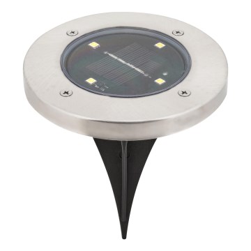 Rabalux - LED lauko šviestuvas, įkraunamas saulės energija su jutikliu LED/0,24W/1xAA 400 mAh juoda IP44