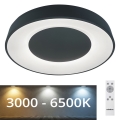 Rabalux - LED Lubinis reguliuojamas šviestuvas LED/38W/230V juodas + VP 3000-6500K