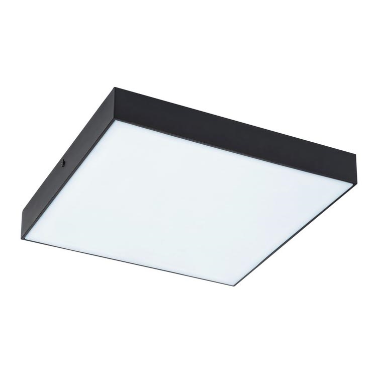 Rabalux - LED lubinis šviestuvas LED/18W/230V 3000-6000K IP44 juodas 17,5x17,5 cm