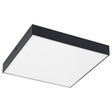 Rabalux - LED lubinis šviestuvas LED/18W/230V 3000-6000K IP44 juodas 17,5x17,5 cm