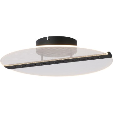 Rabalux - LED lubinis šviestuvas LED/20W/230V 3000 K skersmuo 41 cm juodas/skaidrus