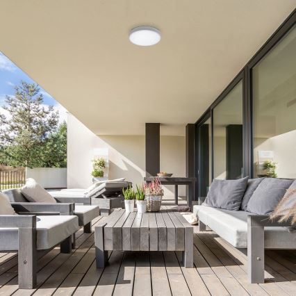 Rabalux - LED lubinis šviestuvas LED/24W/230V 2800-6000K IP44 baltas, skersmuo 30 cm