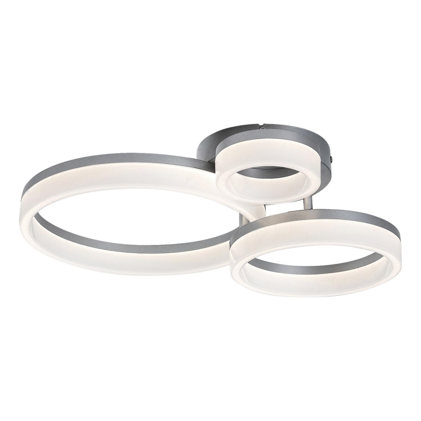 Rabalux - LED lubinis šviestuvas LED/24W/230V 3000/4000/6500K 38x51 cm matinis chromas