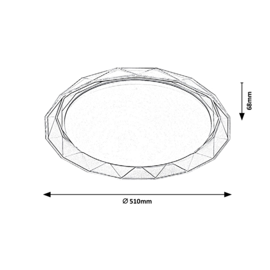 Rabalux - LED Lubinis šviestuvas LED/48W/230V