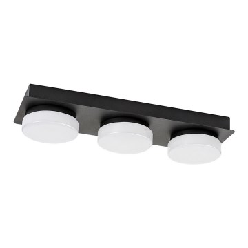 Rabalux - LED lubinis vonios kambario šviestuvas 3xLED/6W/230V IP44 juodas