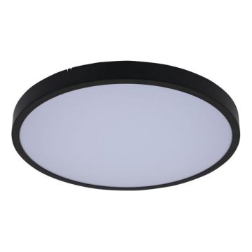 Rabalux - LED lubinis vonios šviestuvas LED/12W/230V 3000/4000/6000K IP44 diametras 25,5 cm juoda