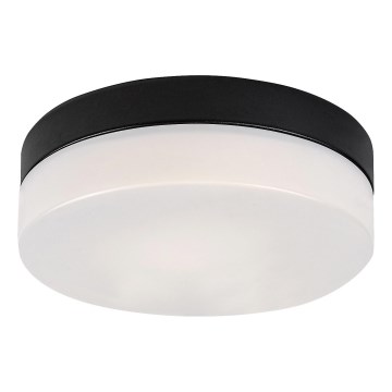 Rabalux - LED lubinis vonios šviestuvas LED/15W/230V IP44 4000K diametras 23 cm juoda