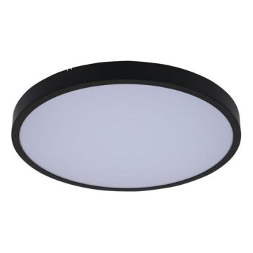 Rabalux - LED lubinis vonios šviestuvas LED/18W/230V 3000/4000/6000K IP44 diametras 30,5 cm juoda