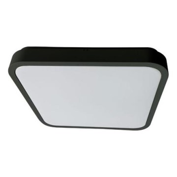 Rabalux - LED lubinis vonios šviestuvas LED/24W/230V 3000/4000/6000K IP44 29x29 cm juoda