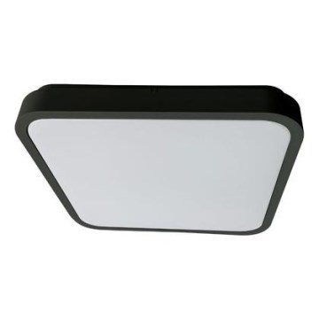 Rabalux - LED lubinis vonios šviestuvas LED/36W/230V 3000/4000/6000K IP44 42x42 cm juoda