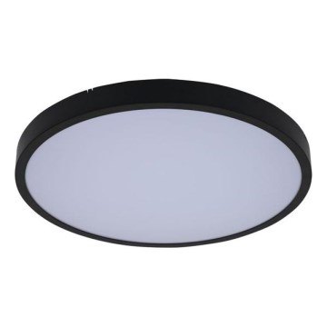 Rabalux - LED lubinis vonios šviestuvas LED/36W/230V 3000/4000/6000K IP44 diametras 42 cm juoda