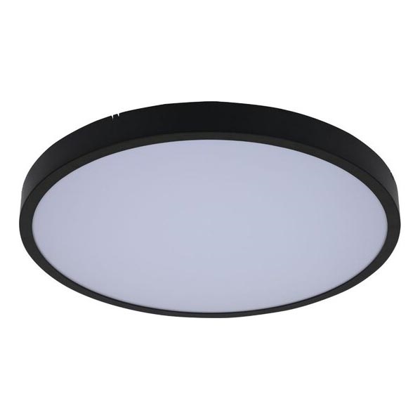 Rabalux - LED lubinis vonios šviestuvas LED/36W/230V 3000/4000/6000K IP44 diametras 42 cm juoda