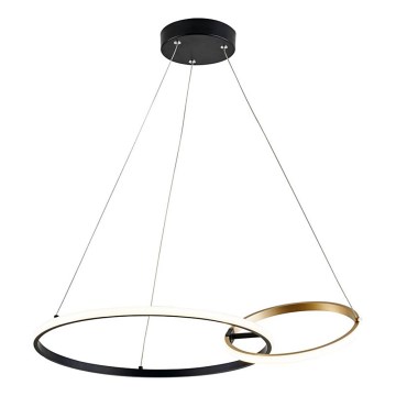 Rabalux - LED Pakabinamas sietynas LED/36W/230V juoda/auksas