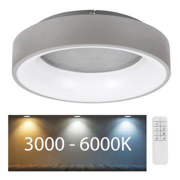 Rabalux - LED Pritemdomas lubinis šviestuvas LED/24W/230V apvalus 3000-6000K + nuotolinio valdymo pultas
