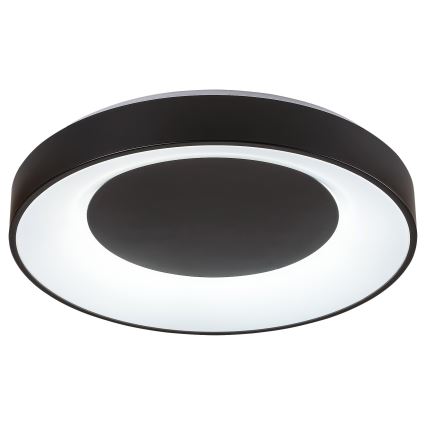Rabalux - LED Pritemdomas lubinis šviestuvas LED/38W/230V juoda 3000-6500K + nuotolinio valdymo pultas diametras 48 cm