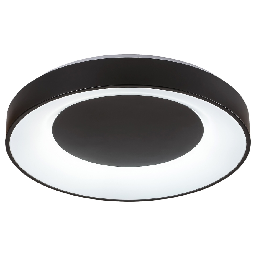 Rabalux - LED Pritemdomas lubinis šviestuvas LED/38W/230V juoda 3000-6500K + nuotolinio valdymo pultas diametras 48 cm