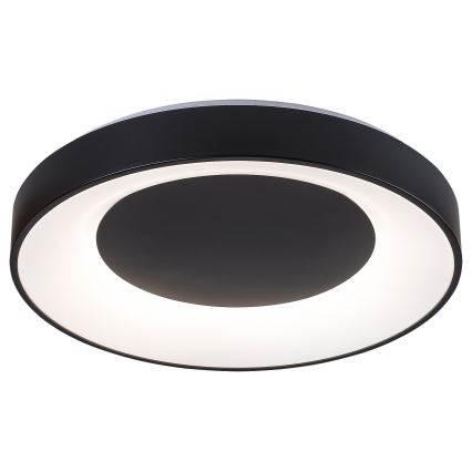 Rabalux - LED Pritemdomas lubinis šviestuvas LED/38W/230V juoda 3000-6500K + nuotolinio valdymo pultas diametras 48 cm