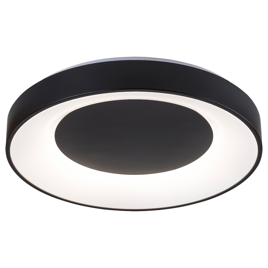 Rabalux - LED Pritemdomas lubinis šviestuvas LED/38W/230V juoda 3000-6500K + nuotolinio valdymo pultas diametras 48 cm
