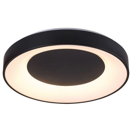 Rabalux - LED Pritemdomas lubinis šviestuvas LED/38W/230V juoda 3000-6500K + nuotolinio valdymo pultas diametras 48 cm