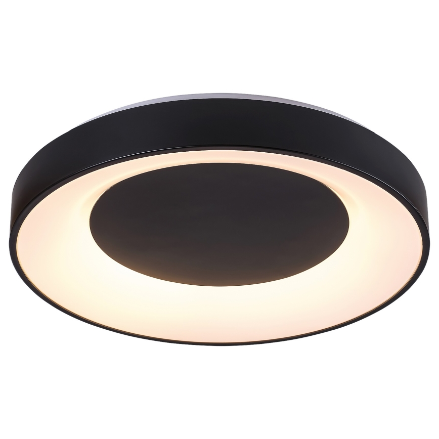 Rabalux - LED Pritemdomas lubinis šviestuvas LED/38W/230V juoda 3000-6500K + nuotolinio valdymo pultas diametras 48 cm